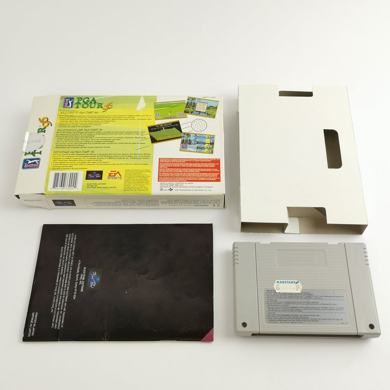 Super Nintendo Spiel : PGA Tour 96 - OVP & Anleitung PAL EUR | SNES Golf 16 Bit