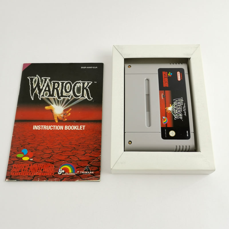 Super Nintendo Spiel : Warlock - OVP & Anleitung PAL EUR | SNES 16 Bit