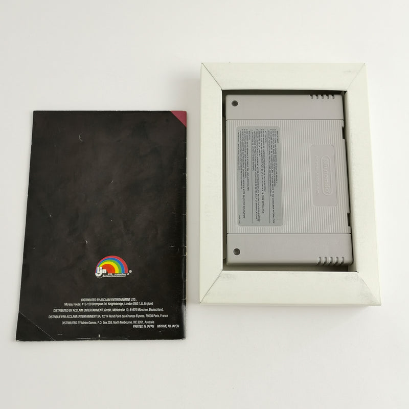 Super Nintendo game: Warlock - original packaging &amp; instructions PAL EUR | SNES 16bit