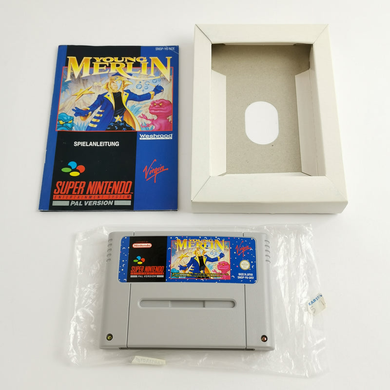 Super Nintendo Spiel : Young Merlin - OVP & Anleitung PAL UKV | SNES 16 Bit [2]