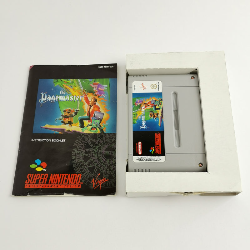 Super Nintendo Spiel : The Pagemaster - OVP & Anleitung PAL EUR | SNES 16 Bit