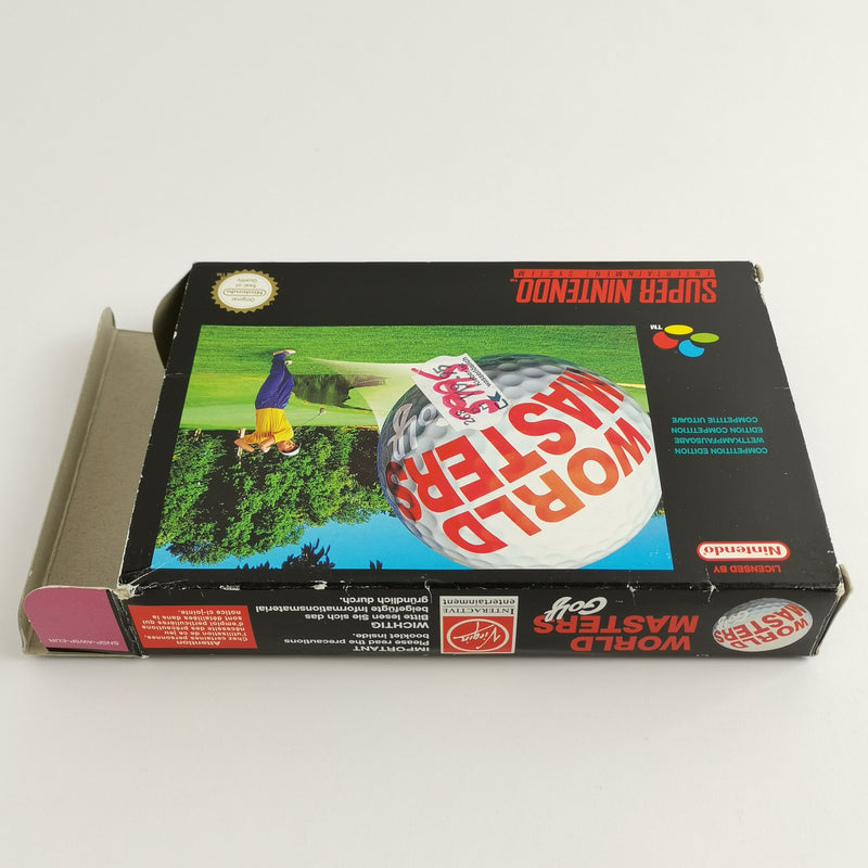 Super Nintendo Spiel : World Masters Golf - OVP & Anleitung PAL EUR | SNES 16Bit