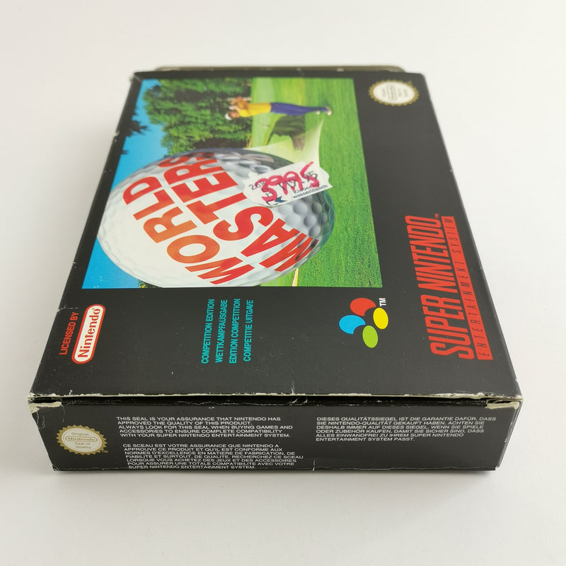 Super Nintendo Spiel : World Masters Golf - OVP & Anleitung PAL EUR | SNES 16Bit