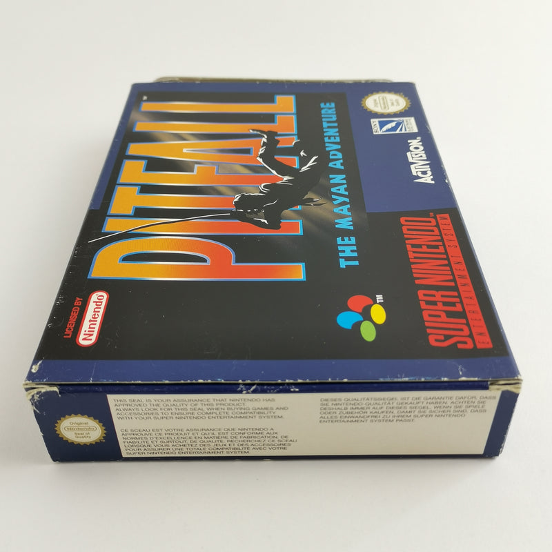 Super Nintendo Game: Pitfall The Mayan Adventure - OVP &amp; Instructions PAL | SNES