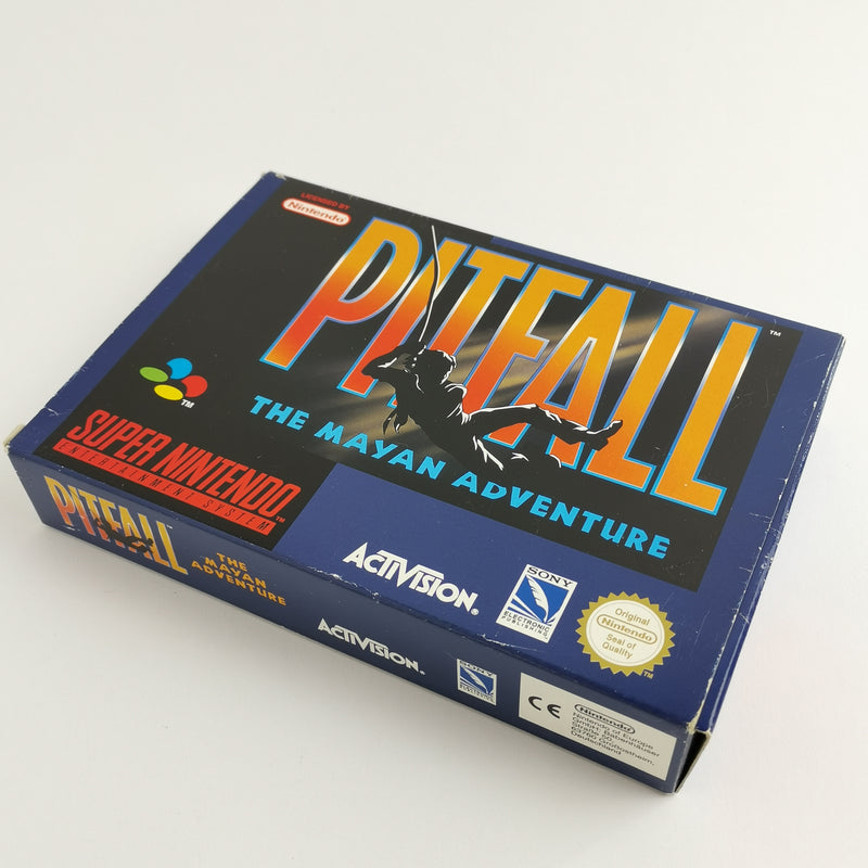 Super Nintendo Game: Pitfall The Mayan Adventure - OVP &amp; Instructions PAL | SNES