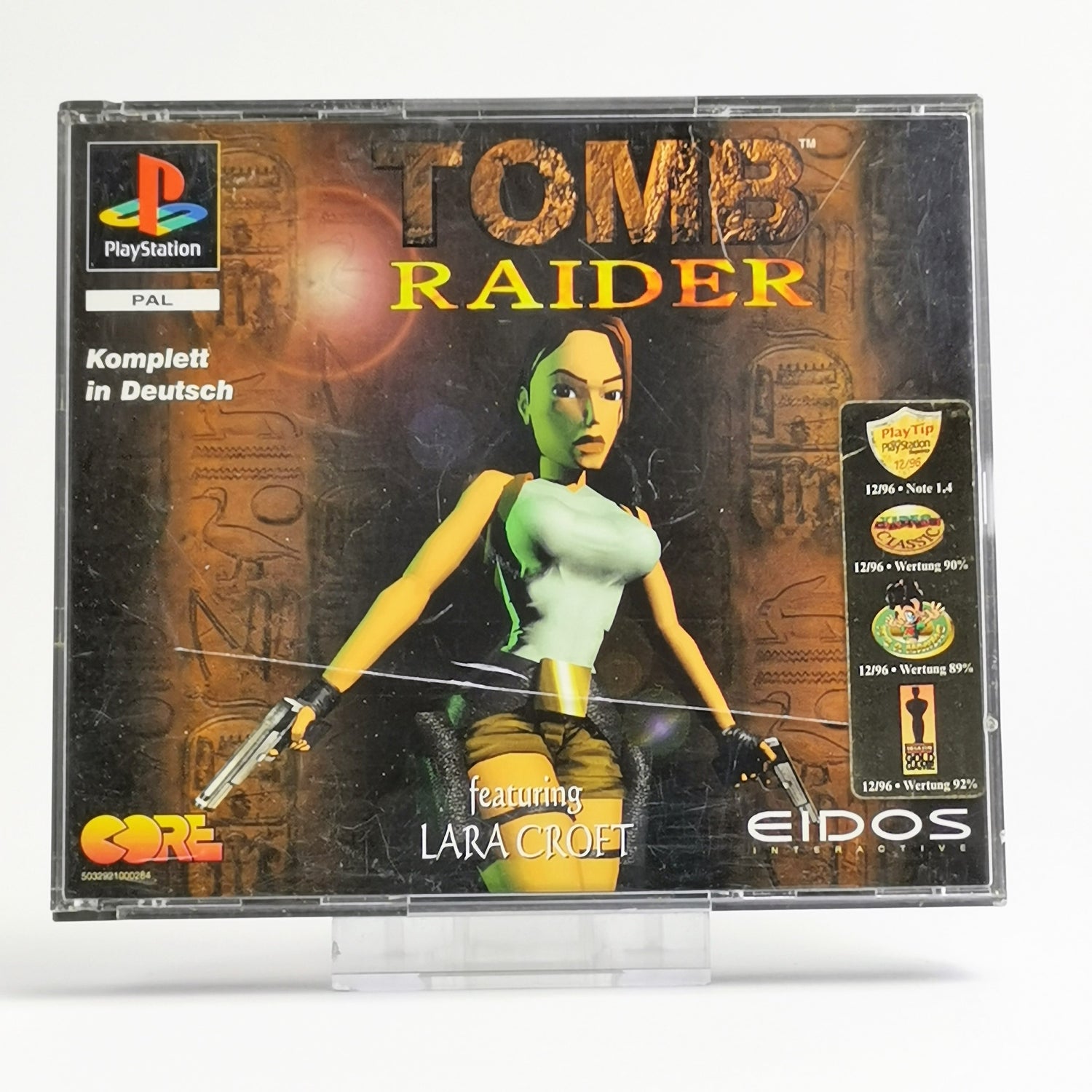 Sony Playstation 1 Spiel : Tomb Raider von Eidos - OVP & Anleitung PAL | PS1