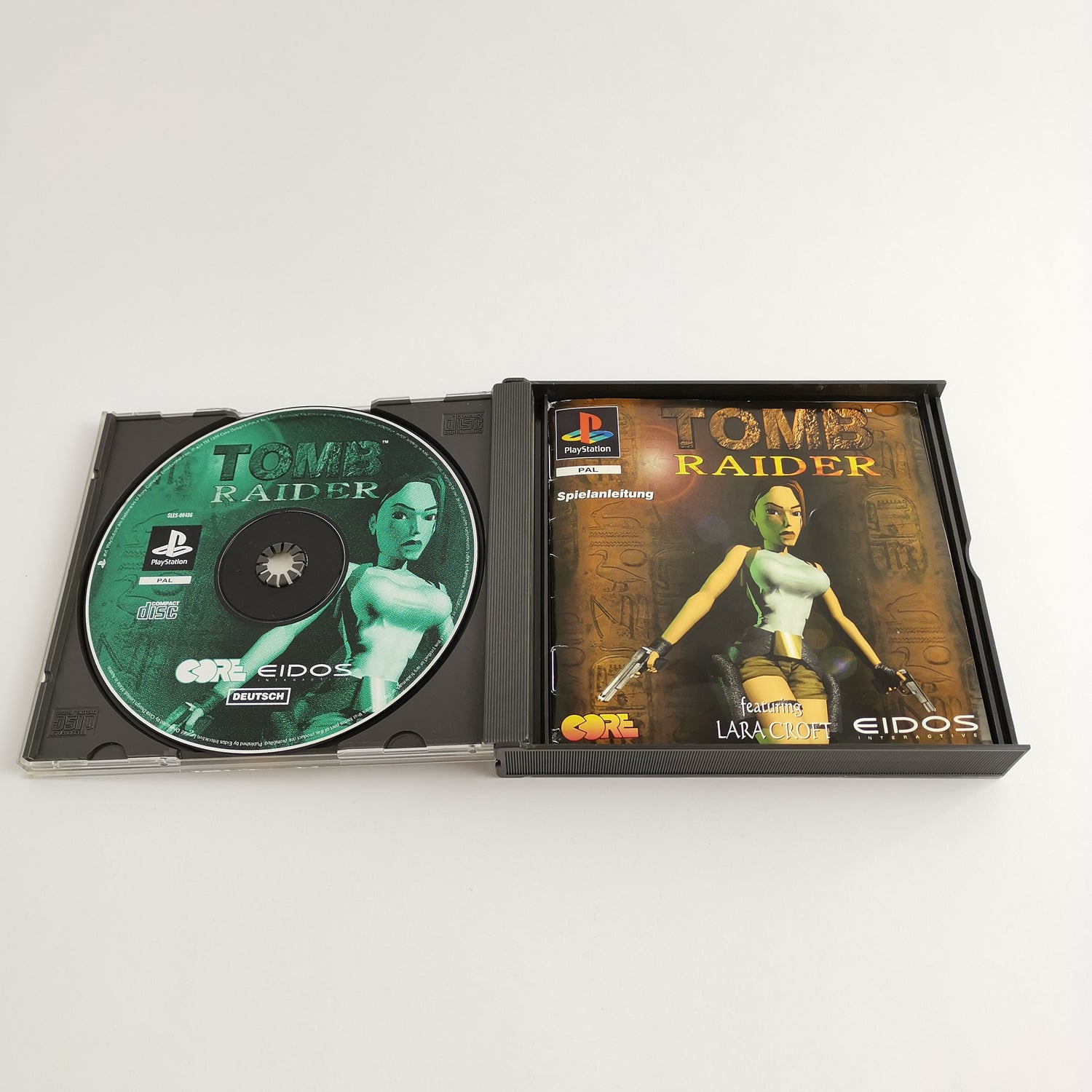 Sony Playstation 1 Spiel : Tomb Raider von Eidos - OVP & Anleitung PAL | PS1