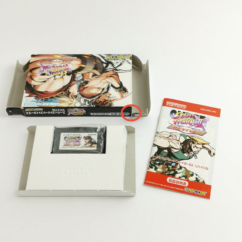 Nintendo Game Boy Advance Spiel : Street Fighter II 2 Revival - OVP JAPAN GBA