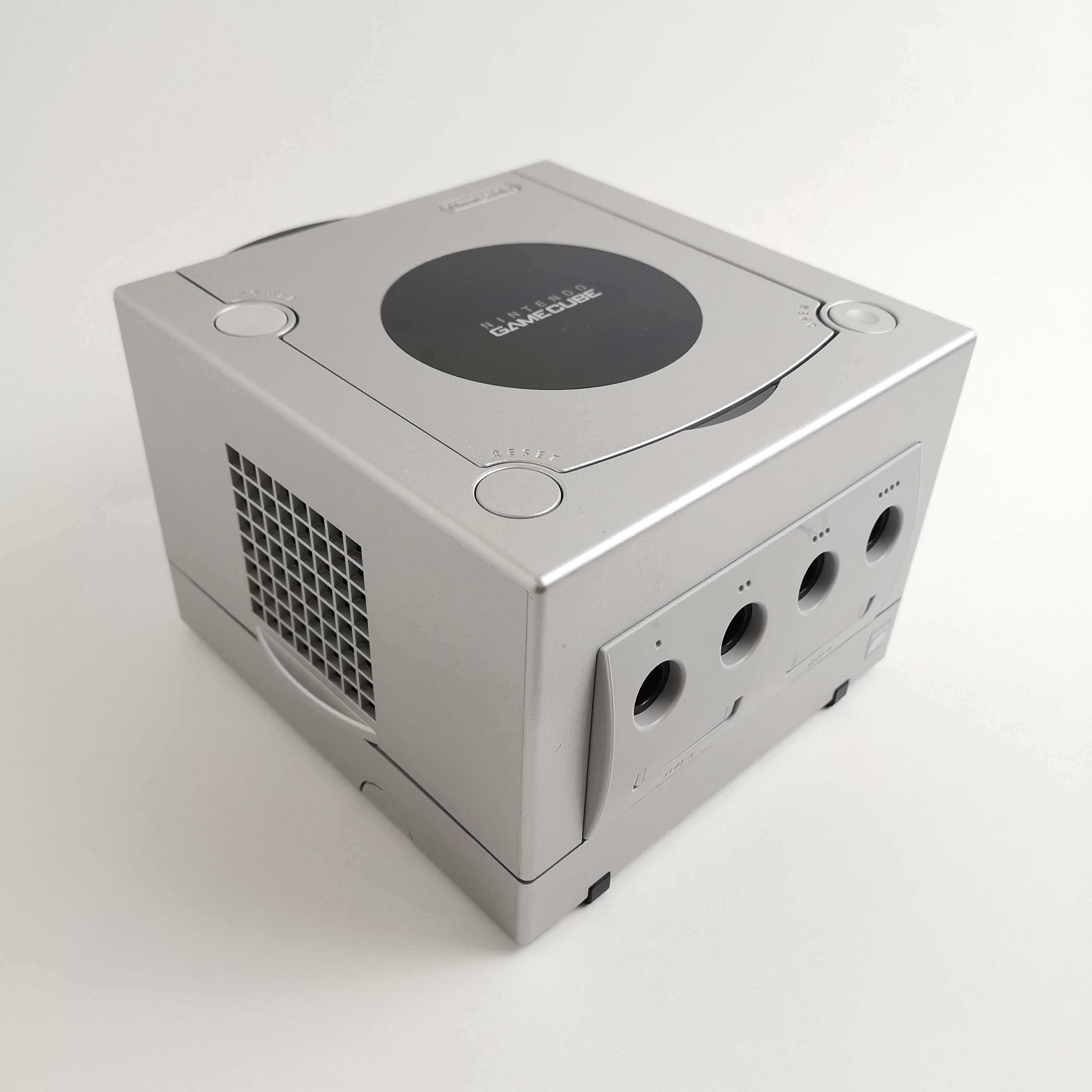 Nintendo Gamecube Konsole : Platin Silber / SIlver Console mit Kabeln u. Gamepad