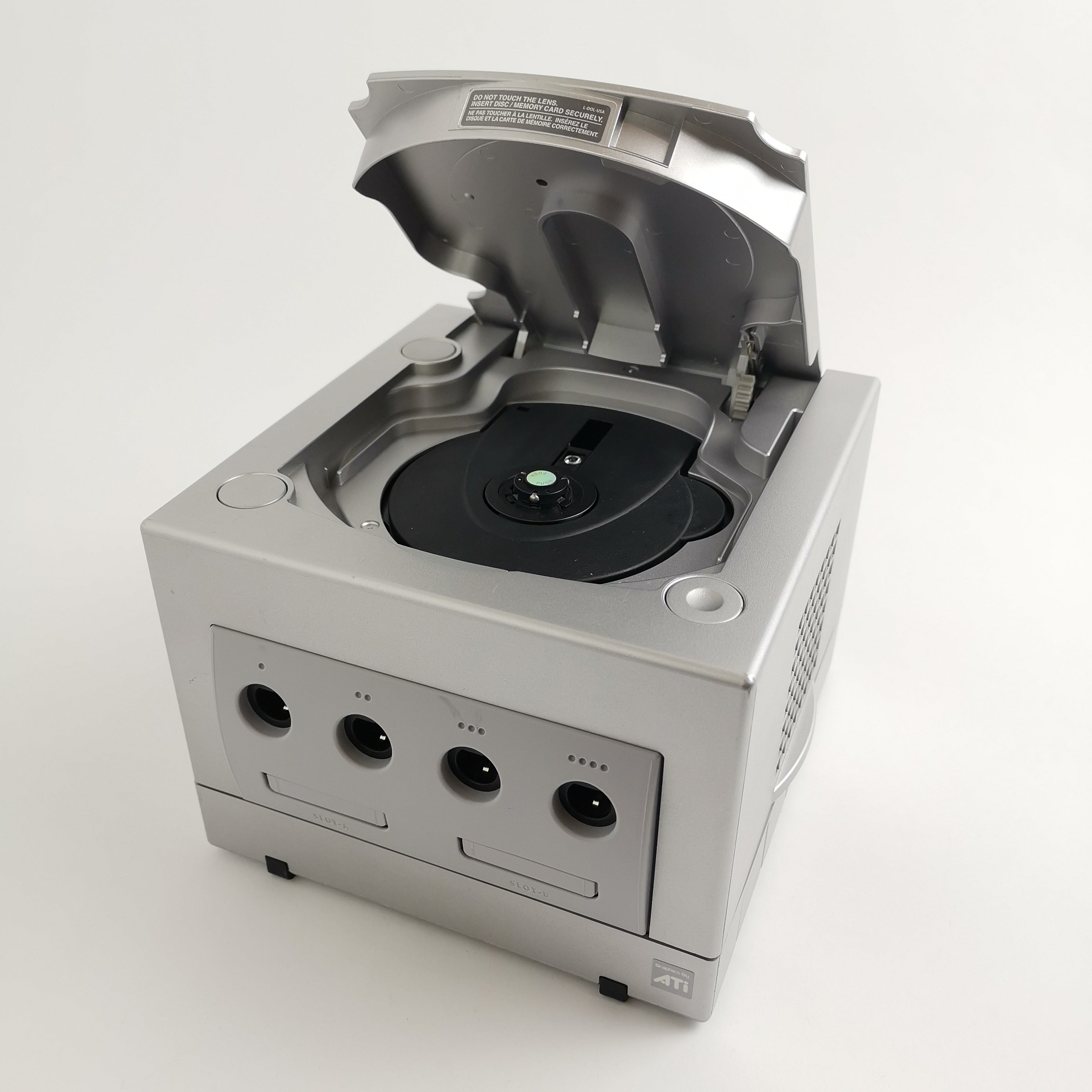 Nintendo Gamecube Konsole : Platin Silber / SIlver Console mit Kabeln u. Gamepad