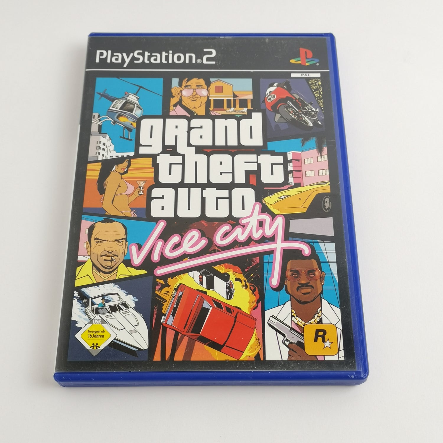 Sony Playstation 2 Spiel : Grand Theft Auto Vice City + Lösungsbuch | PS2 OVP
