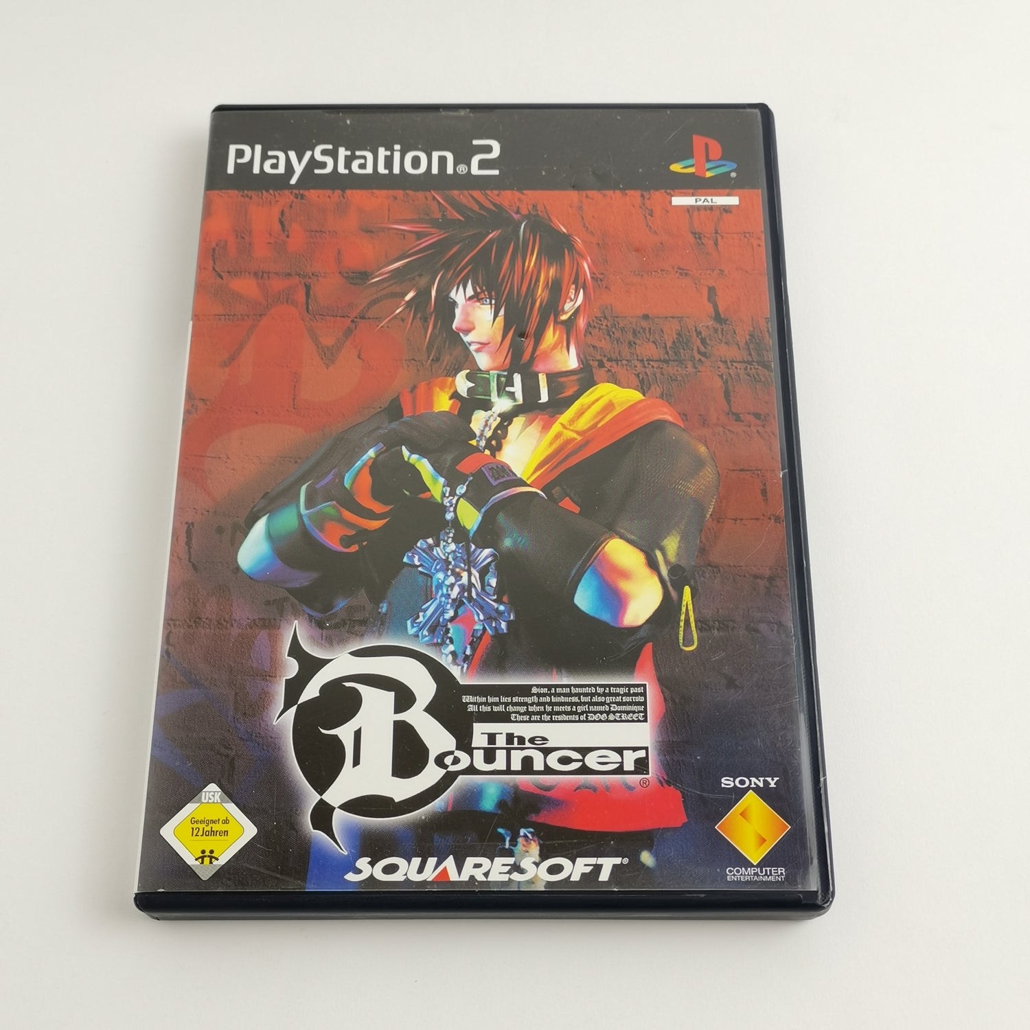 Sony Playstation 2 Game: The Bouncer + Walkthrough Book Guide | PS2 OVP PAL