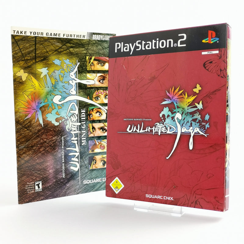 Sony Playstation 2 Game: Unlimited Saga + Mini Guide | PS2 OVP PAL