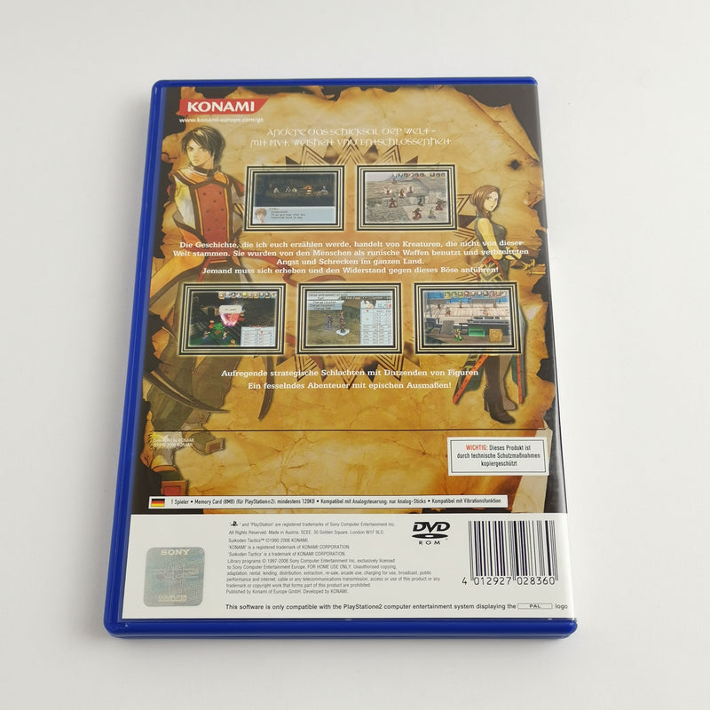 Sony Playstation 2 Spiel : Suikoden Tactics + Lösungsbuch / Stragey Guide | PS2