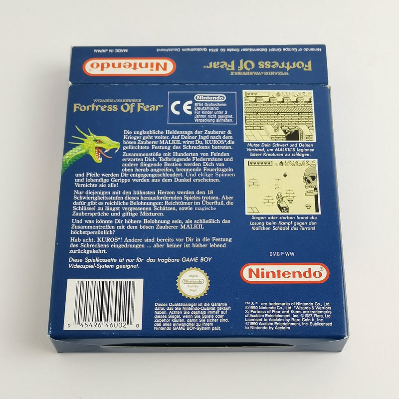 Nintendo Game Boy Classic Game: Fortress of Fear - OVP &amp; Manual GB PAL NOE