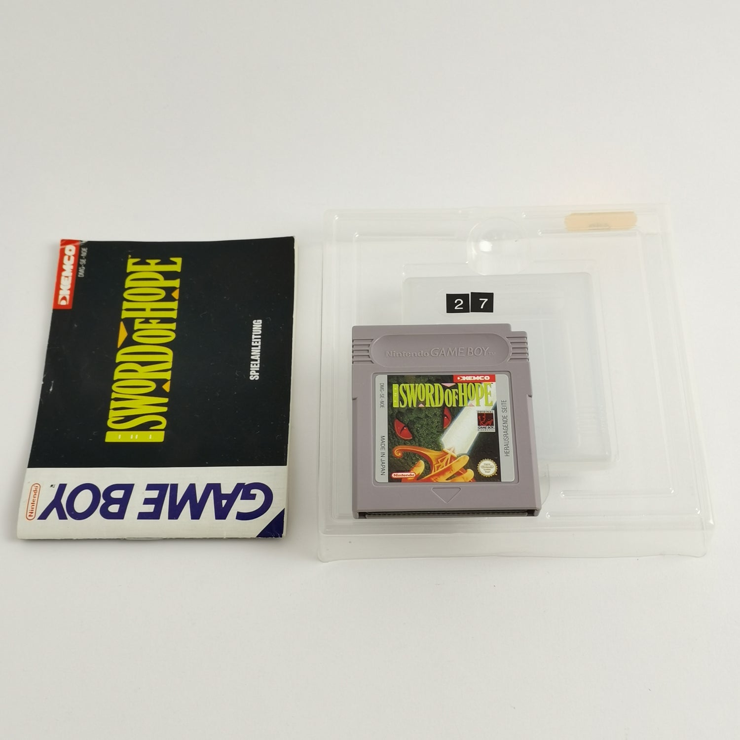 Nintendo Game Boy Classic Game: Sword of Hope - OVP & Manual GB PAL NOE