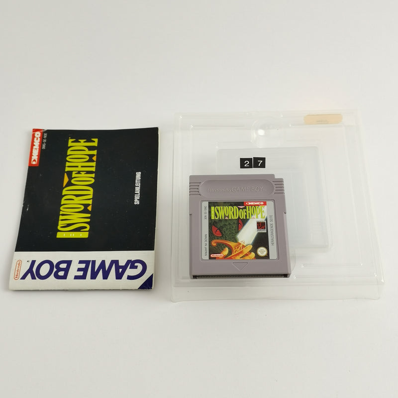 Nintendo Game Boy Classic Game: Sword of Hope - OVP &amp; Manual GB PAL NOE