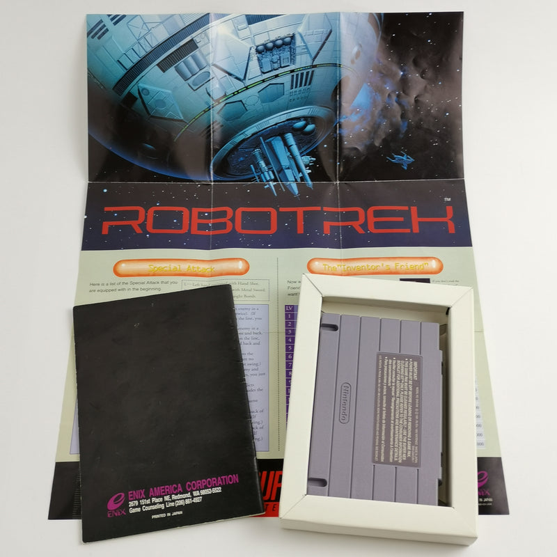 Super Nintendo Spiel : Robotrek von Enix - OVP & Anleitung SNES | NTSC-U/C USA