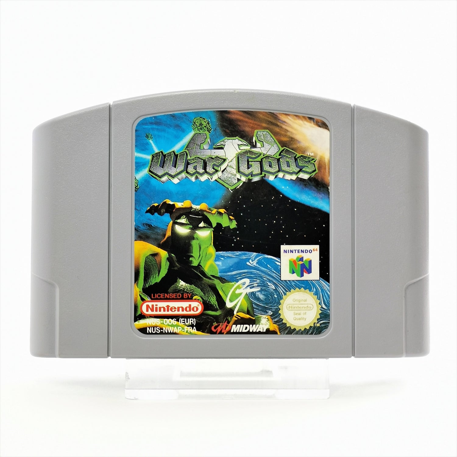 Nintendo 64 Game: War Gods by Midway - Module / Cartridge | N64 PAL FRA