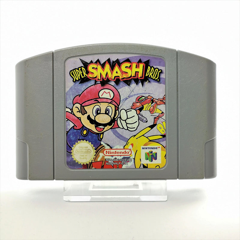 Nintendo 64 Spiel : Super Smash Bros. - Modul / Cartridge | N64 PAL EUR