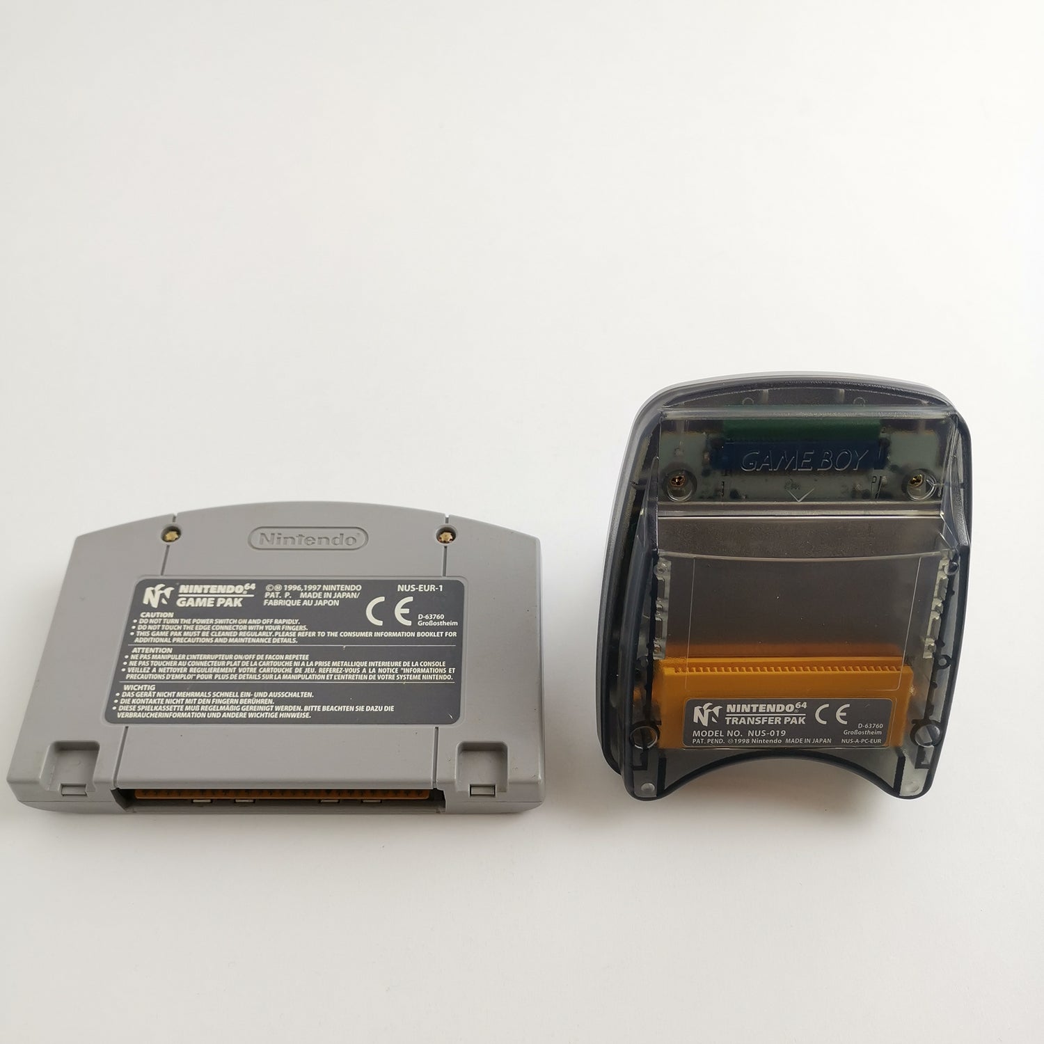 Nintendo 64 Spiel : Pokemon Stadium + Transfer Pak - Modul / Cartridge | N64 NOE