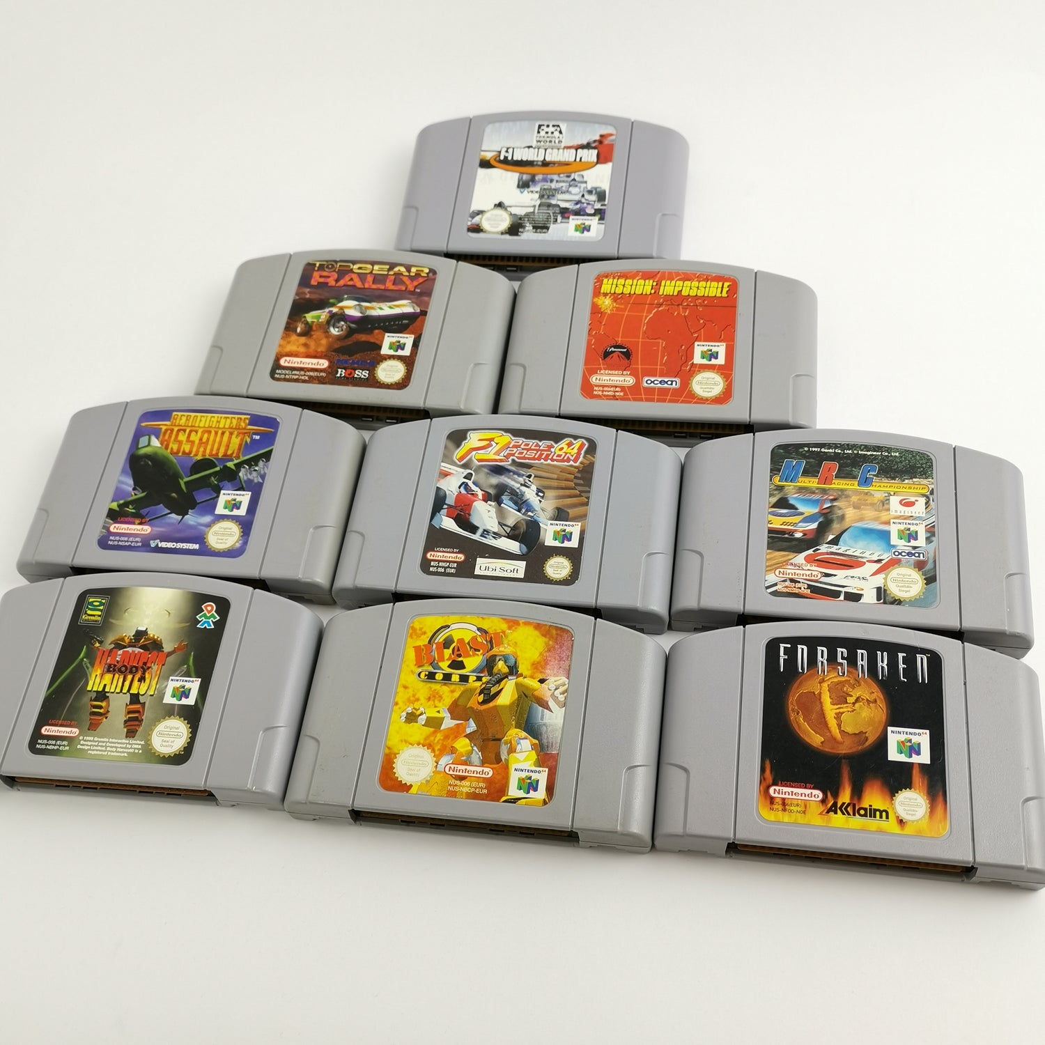 Nintendo 64 Spiele : 9 Spiele Konvolut - Harvest Body, Blast Corps etc | N64 PAL