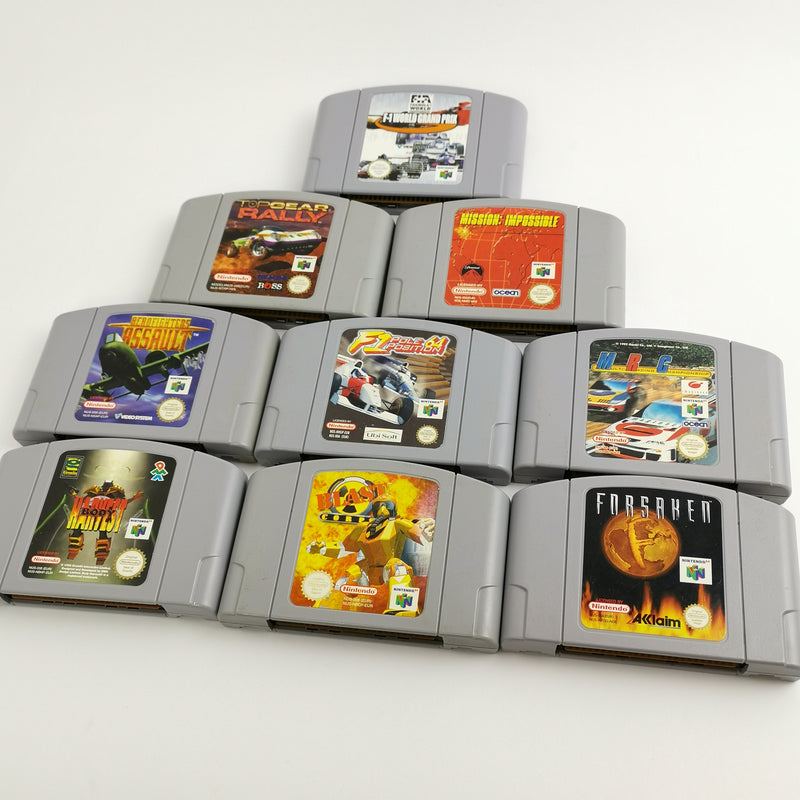 Nintendo 64 Spiele : 9 Spiele Konvolut - Harvest Body, Blast Corps etc | N64 PAL