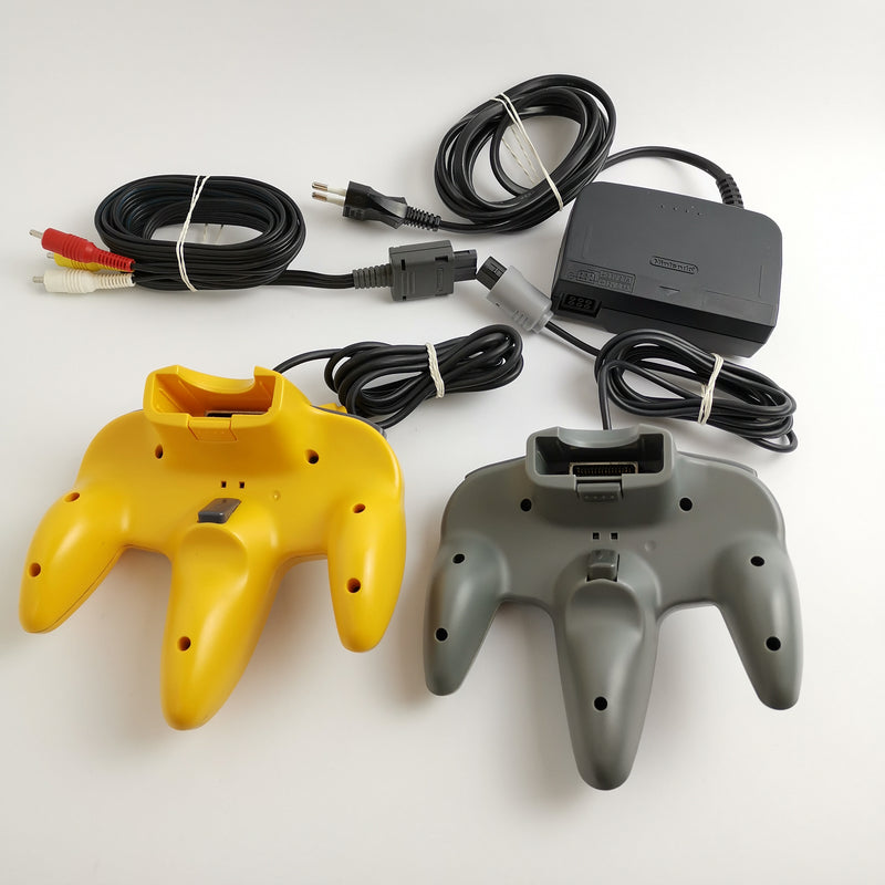Nintendo 64 console: 2 controllers, connection cable and 4 games | N64 Console