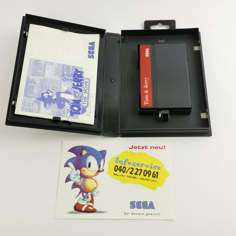 Sega Master System Spiel : Tom and Jerry The Movie - OVP Anleitung | MS dt. PAL