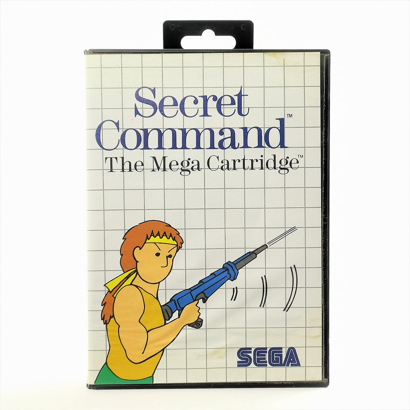 Sega Master System Spiel : Secret Command - OVP Anleitung | MS PAL Version