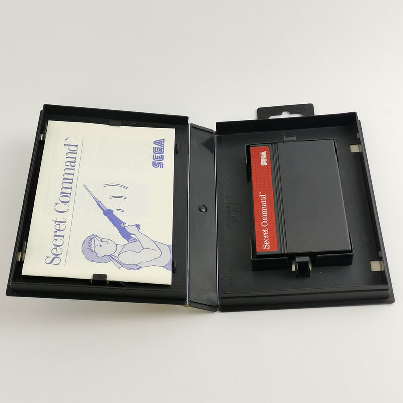 Sega Master System Spiel : Secret Command - OVP Anleitung | MS PAL Version