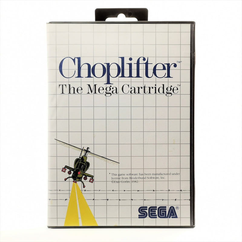 Sega Master System Spiel : Choplifter - OVP Anleitung | MS PAL Version