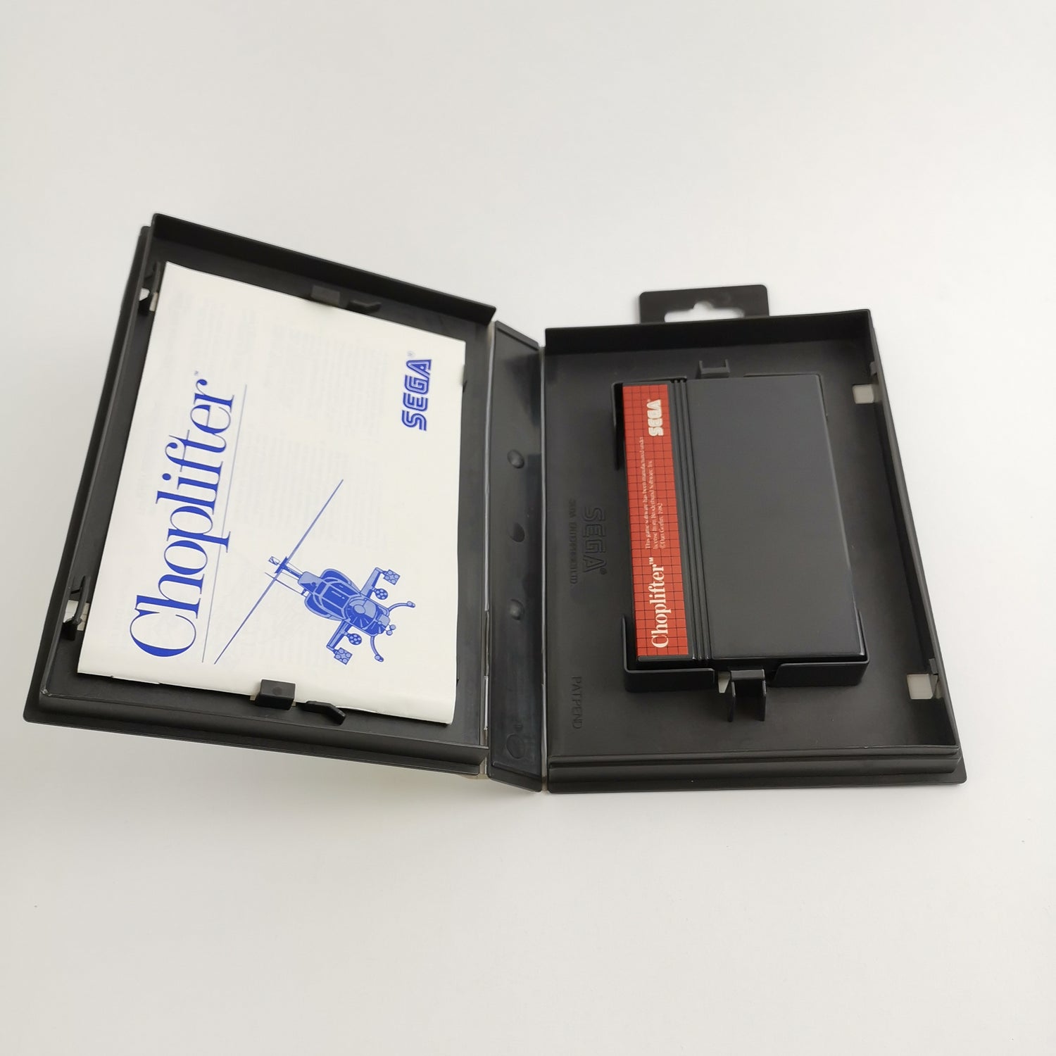 Sega Master System Spiel : Choplifter - OVP Anleitung | MS PAL Version