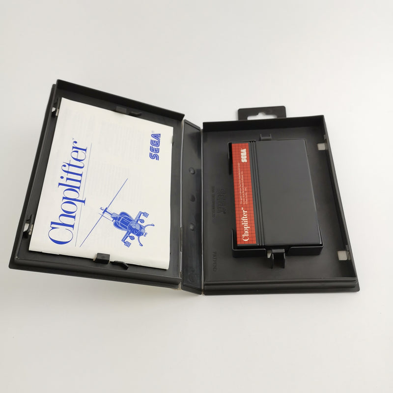 Sega Master System Spiel : Choplifter - OVP Anleitung | MS PAL Version