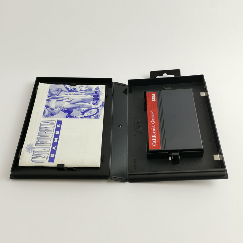 Sega Master System Spiel : California Games - OVP Anleitung | MS PAL Version