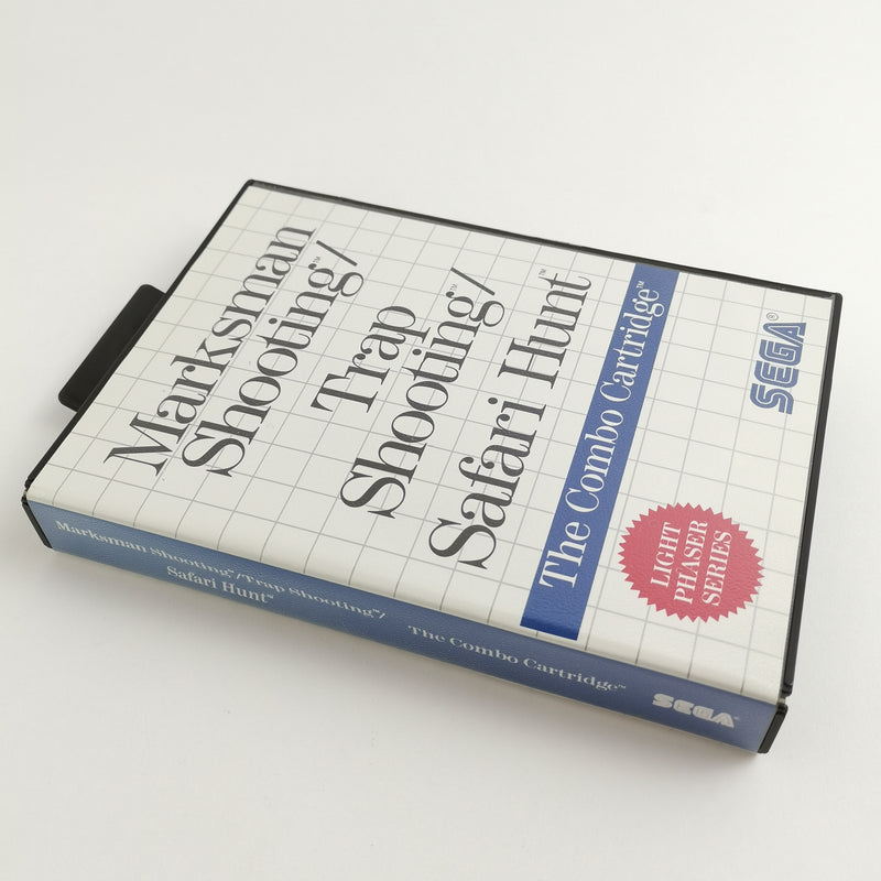 Sega Master System Game: Marksman / Trap - Shooting - Safari Hunt | MS OVP PAL