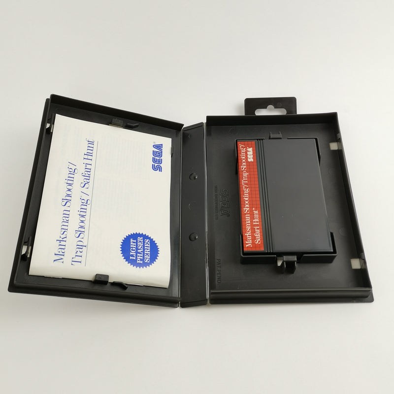 Sega Master System Game: Marksman / Trap - Shooting - Safari Hunt | MS OVP PAL