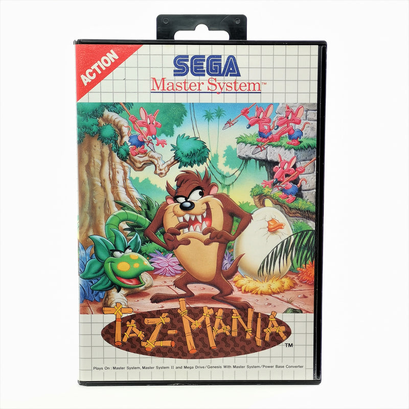 Sega Master System Spiel : Taz-Mania - OVP Anleitung | MS OVP PAL