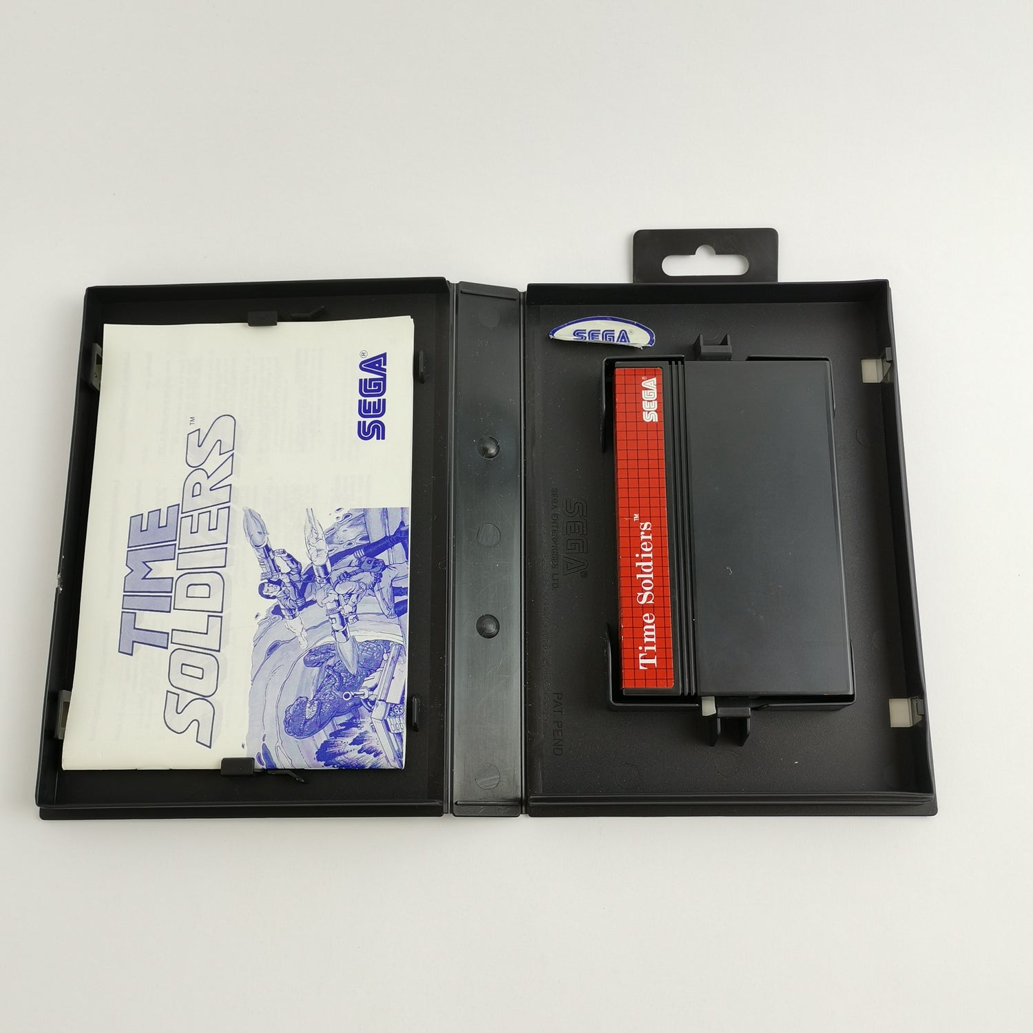 Sega Master System Spiel : Time Soldiers - OVP Anleitung | MS PAL Version