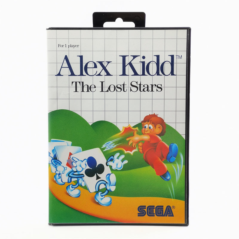 Sega Master System Spiel :   Alex Kidd The Lost Stars  - OVP Anleitung | MS PAL