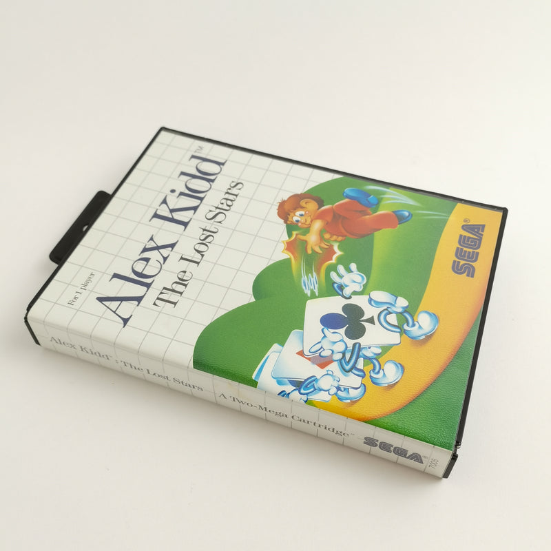 Sega Master System Spiel :   Alex Kidd The Lost Stars  - OVP Anleitung | MS PAL
