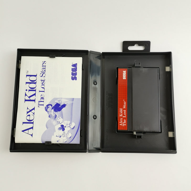 Sega Master System Spiel :   Alex Kidd The Lost Stars  - OVP Anleitung | MS PAL