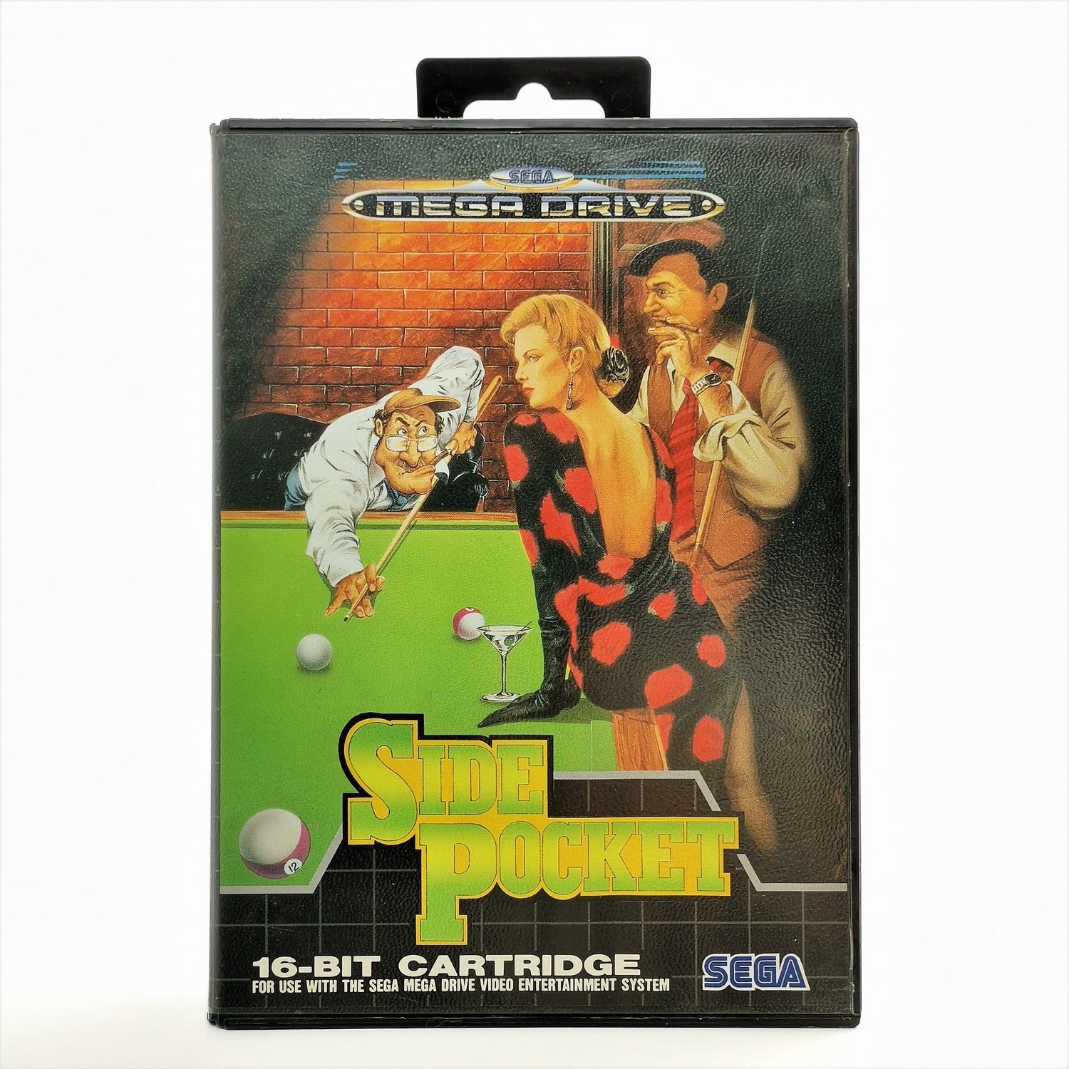 Sega Mega Drive Spiel : Side Pocket - OVP Anleitung PAL Version | MD MegaDrive