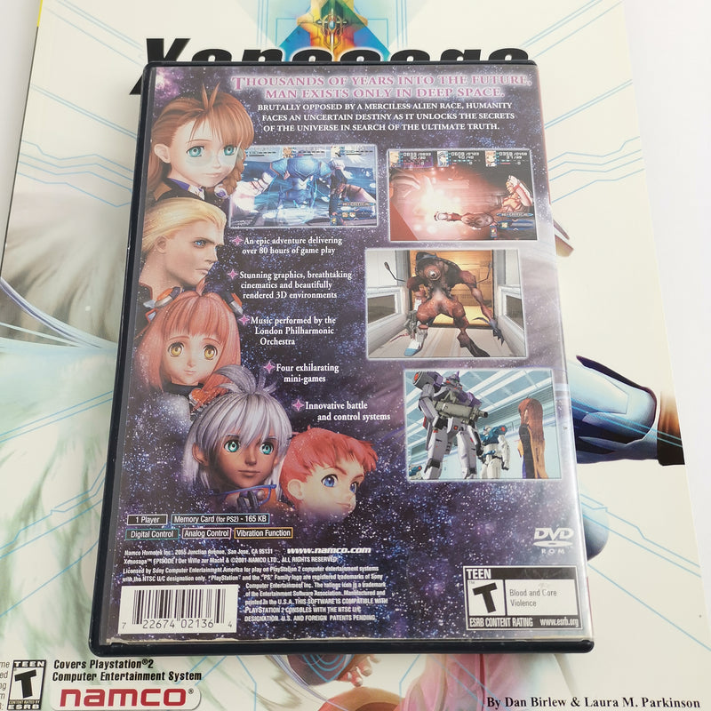Sony Playstation 2 Game : Xenosaga Episode I 1+ Strategy Guide | PS2 original packaging USA