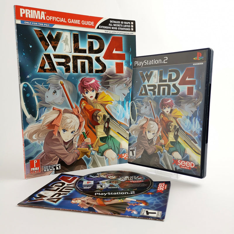 Sony Playstation 2 Spiel : Wild Arms 4 + Strategy Guide | PS2 OVP NTSC-U/C USA