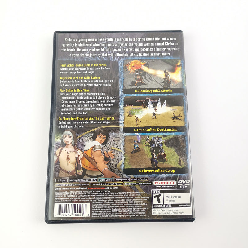 Sony Playstation 2 Game: Arc The Lad End of Darkness + Strategy Guide | PS2