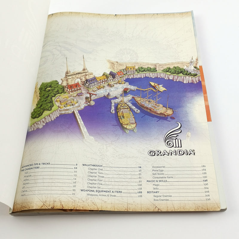 Sony Playstation 2 Spiel : Grandia III 3 + Bradygames Strategy Guide | PS2 OVP
