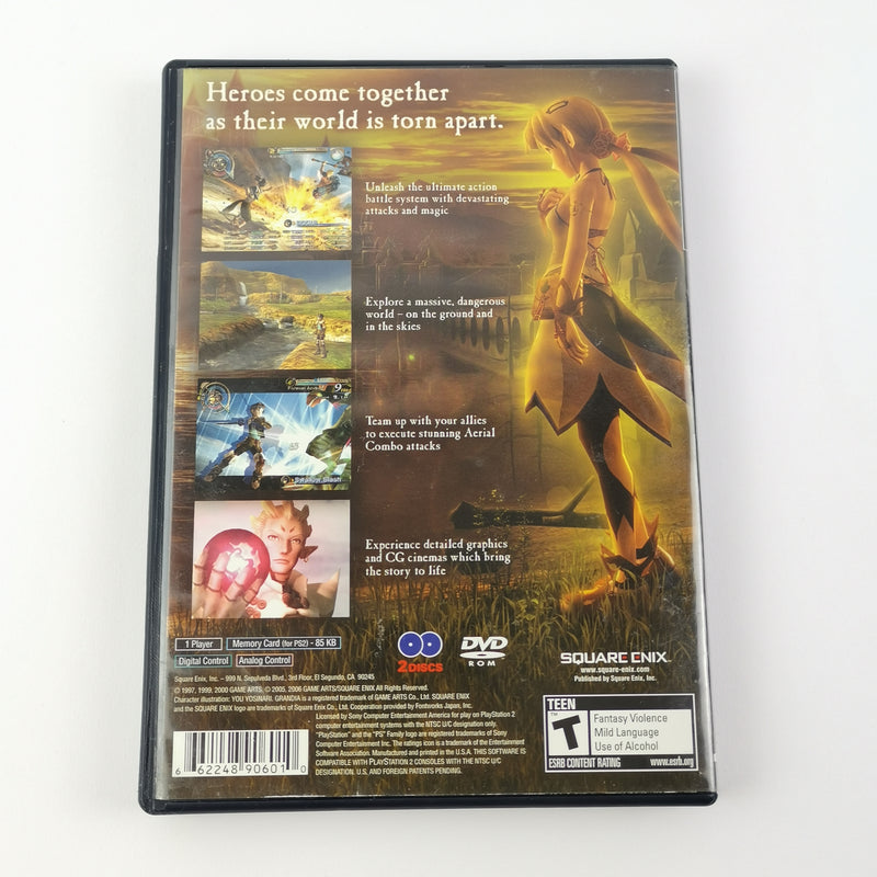 Sony Playstation 2 Game: Grandia III 3 + Bradygames Strategy Guide | PS2 original packaging