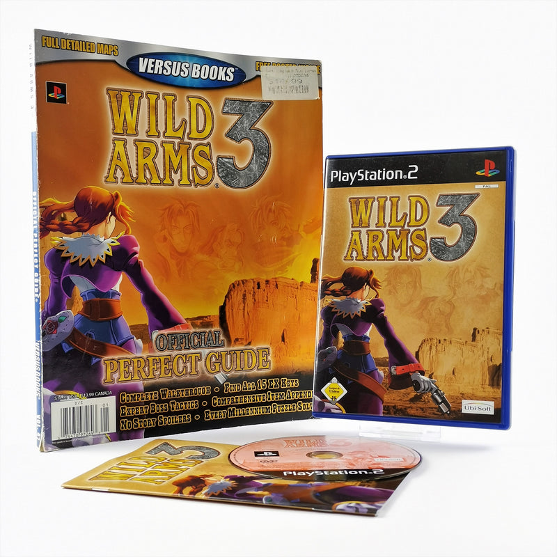 Sony Playstation 2 Spiel : Wild Arms 3 + Strategy Guide Versus Books | PS2 OVP