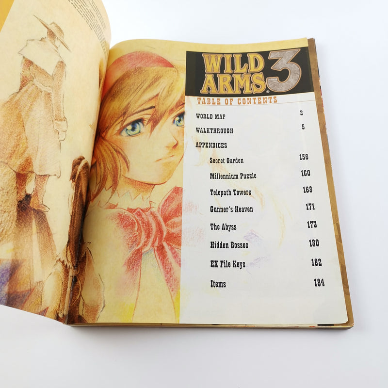Sony Playstation 2 Spiel : Wild Arms 3 + Strategy Guide Versus Books | PS2 OVP